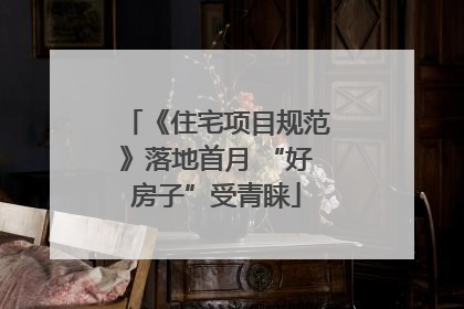 《住宅项目规范》落地首月 “好房子”受青睐