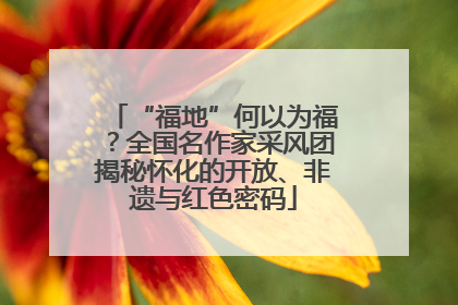 “福地”何以为福？全国名作家采风团揭秘怀化的开放、非遗与红色密码