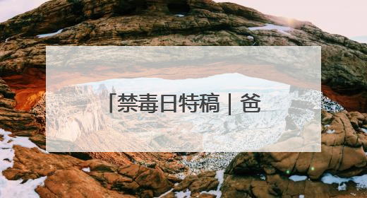 禁毒日特稿｜爸爸，你保护别人，我保护你的头发