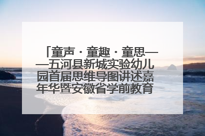 童声・童趣・童思——五河县新城实验幼儿园首届思维导图讲述嘉年华暨安徽省学前教育教研基地园项目阶段性成果展示活动