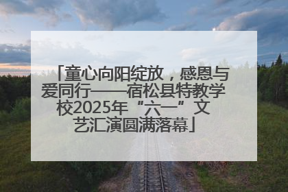 童心向阳绽放，感恩与爱同行——宿松县特教学校2025年“六一”文艺汇演圆满落幕