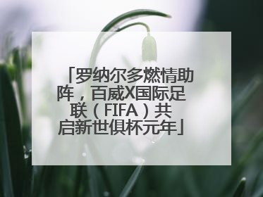 罗纳尔多燃情助阵，百威X国际足联（FIFA）共启新世俱杯元年