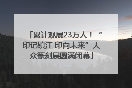 累计观展23万人！“印记镇江 印向未来”大众篆刻展圆满闭幕