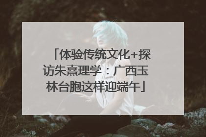 体验传统文化+探访朱熹理学：广西玉林台胞这样迎端午