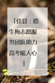 佳县：路生梅志愿服务团队助力高考暖人心