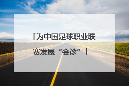 为中国足球职业联赛发展“会诊”