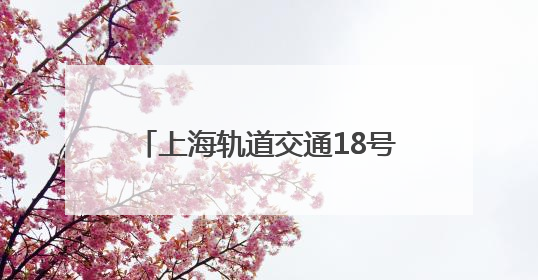 上海轨道交通18号线二期进入车辆、信号系统动车调试阶段