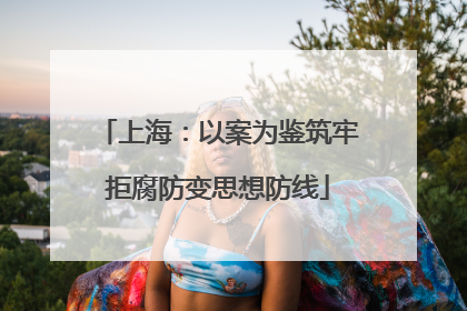 上海：以案为鉴筑牢拒腐防变思想防线