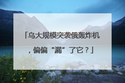 乌大规模突袭俄轰炸机，偏偏“漏”了它？