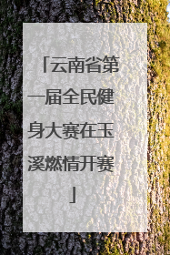 云南省第一届全民健身大赛在玉溪燃情开赛
