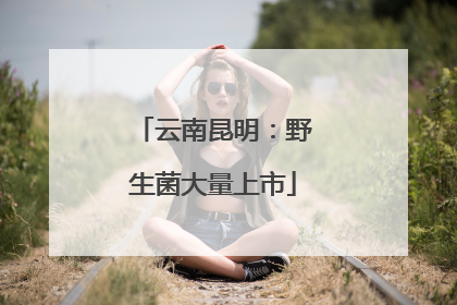 云南昆明：野生菌大量上市