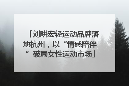 刘畊宏轻运动品牌落地杭州，以“情感陪伴”破局女性运动市场