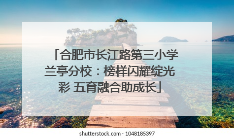 合肥市长江路第三小学兰亭分校：榜样闪耀绽光彩 五育融合助成长