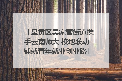 呈贡区吴家营街道携手云南师大 校地联动铺就青年就业创业路