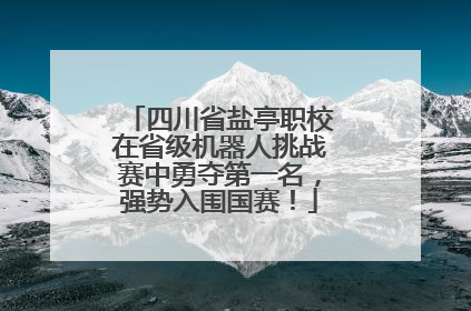 四川省盐亭职校在省级机器人挑战赛中勇夺第一名，强势入围国赛！