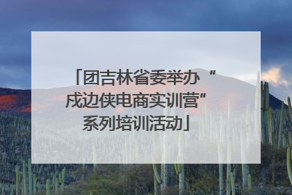 团吉林省委举办“戍边侠电商实训营”系列培训活动