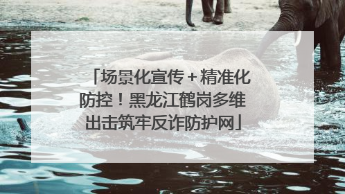 场景化宣传＋精准化防控！黑龙江鹤岗多维出击筑牢反诈防护网