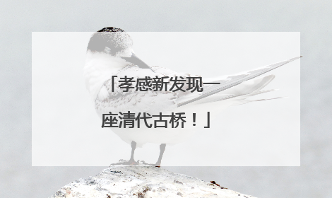 孝感新发现一座清代古桥！