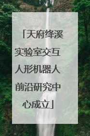 天府绛溪实验室交互人形机器人前沿研究中心成立