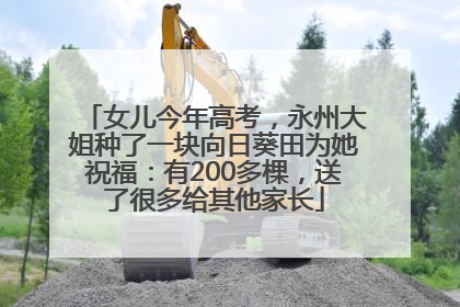 女儿今年高考，永州大姐种了一块向日葵田为她祝福：有200多棵，送了很多给其他家长