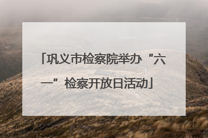 巩义市检察院举办“六一”检察开放日活动