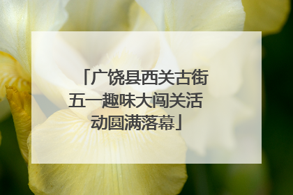 广饶县西关古街五一趣味大闯关活动圆满落幕