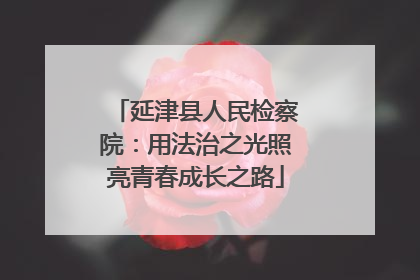 延津县人民检察院：用法治之光照亮青春成长之路