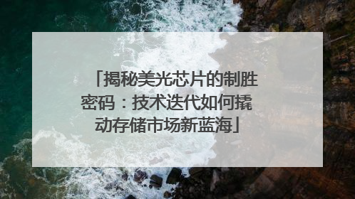 揭秘美光芯片的制胜密码：技术迭代如何撬动存储市场新蓝海