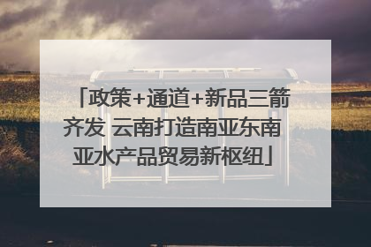 政策+通道+新品三箭齐发 云南打造南亚东南亚水产品贸易新枢纽
