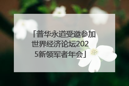 普华永道受邀参加世界经济论坛2025新领军者年会