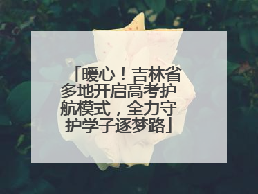 暖心！吉林省多地开启高考护航模式，全力守护学子逐梦路