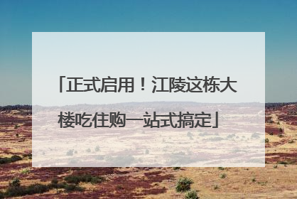 正式启用！江陵这栋大楼吃住购一站式搞定