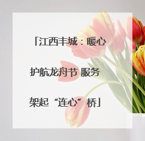 江西丰城：暖心护航龙舟节 服务架起“连心”桥
