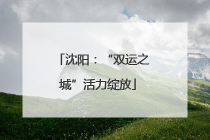 沈阳：“双运之城”活力绽放