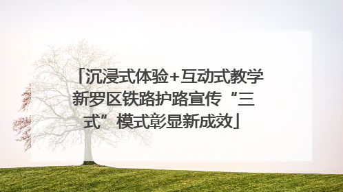 沉浸式体验+互动式教学 新罗区铁路护路宣传“三式”模式彰显新成效