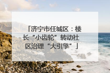 济宁市任城区：楼长“小齿轮”转动社区治理“大引擎”