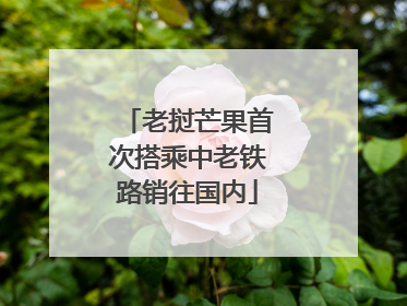 老挝芒果首次搭乘中老铁路销往国内