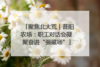 聚焦北大荒｜普阳农场：职工对话会凝聚奋进“强磁场”