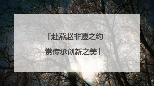赴燕赵非遗之约 赏传承创新之美