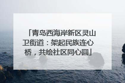 青岛西海岸新区灵山卫街道：架起民族连心桥，共绘社区同心圆