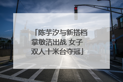 陈芋汐与新搭档掌敏洁出战 女子双人十米台夺冠