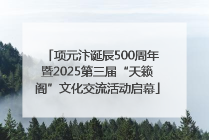 项元汴诞辰500周年暨2025第三届“天籁阁”文化交流活动启幕