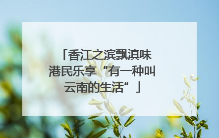 香江之滨飘滇味 港民乐享“有一种叫云南的生活”