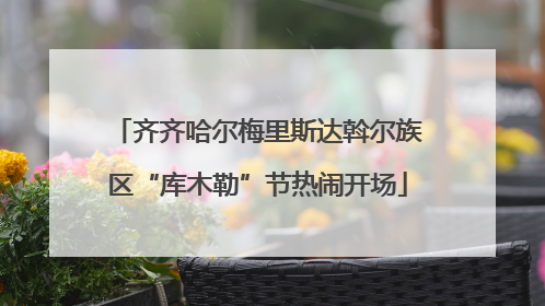 齐齐哈尔梅里斯达斡尔族区“库木勒”节热闹开场