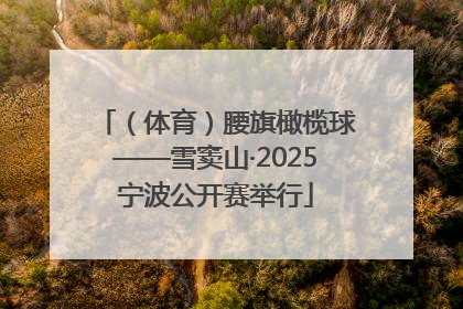 （体育）腰旗橄榄球——雪窦山·2025宁波公开赛举行
