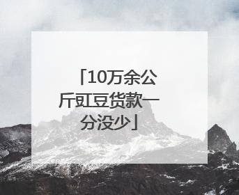 10万余公斤豇豆货款一分没少