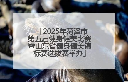 2025年菏泽市第五届健身健美比赛暨山东省健身健美锦标赛选拔赛举办
