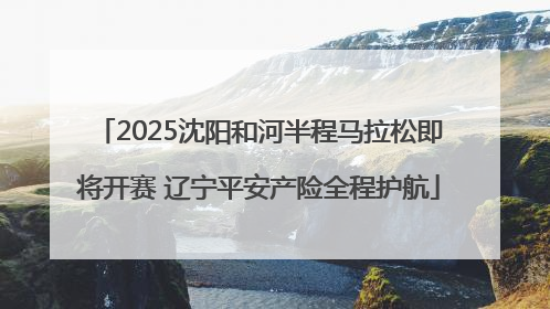 2025沈阳和河半程马拉松即将开赛 辽宁平安产险全程护航