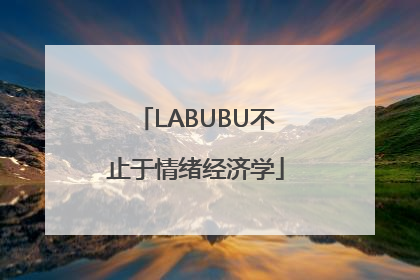 LABUBU不止于情绪经济学