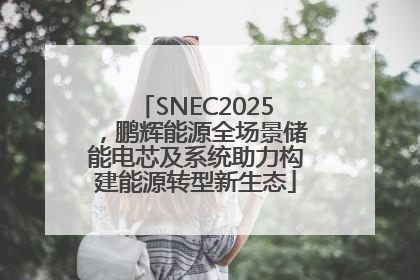 SNEC2025，鹏辉能源全场景储能电芯及系统助力构建能源转型新生态